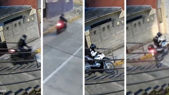 VIDEO: De película, moto-ratón se burla de policía motorizado en Orizaba