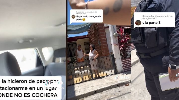 Viral: Adulta mayor reclama a joven que se estaciona frente a su casa