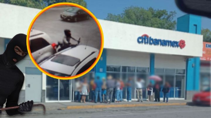 ¿Empleados de banco involucrados? Tras asaltos cuentahabientes se manifiestan