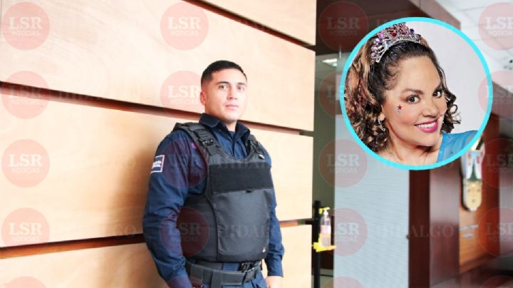 Policía que "robó el corazón” de Tatiana, ahora cuida oficina del gobernador Menchaca