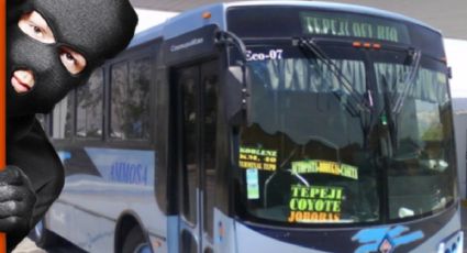 Ladrones fingen ser pasajeros, asaltan autobús a mano armada en Hidalgo