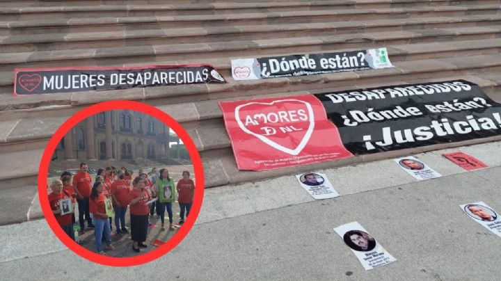 "No tenemos nada que festejar": marchan madres de desaparecidos en NL