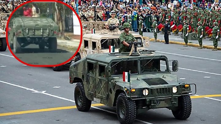 VIDEO: Usan vehículo militar de la Sedena para pasear chicas