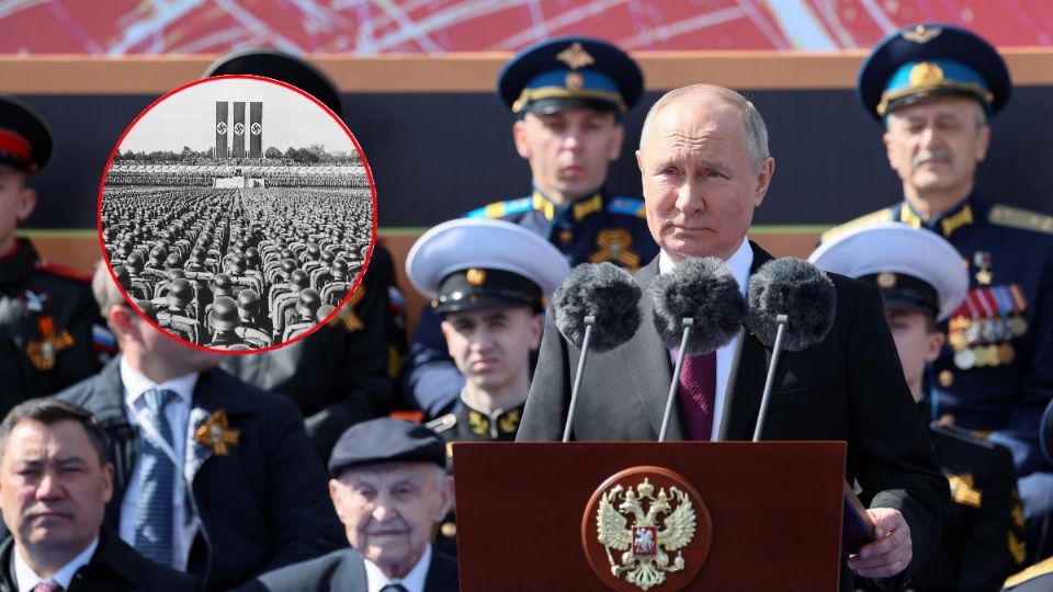 Putin en el discurso del Día de la Victoria, en Moscú