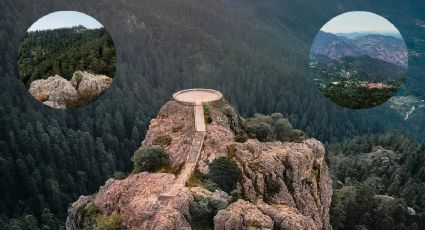 Peña del cuervo: el espectacular mirador natural en medio del bosque | FOTOS