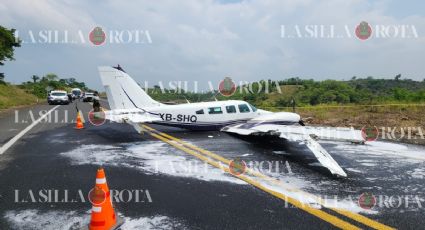 Se desploma avioneta en autopista Tihuatlán-Totomoxtle. Esto se sabe