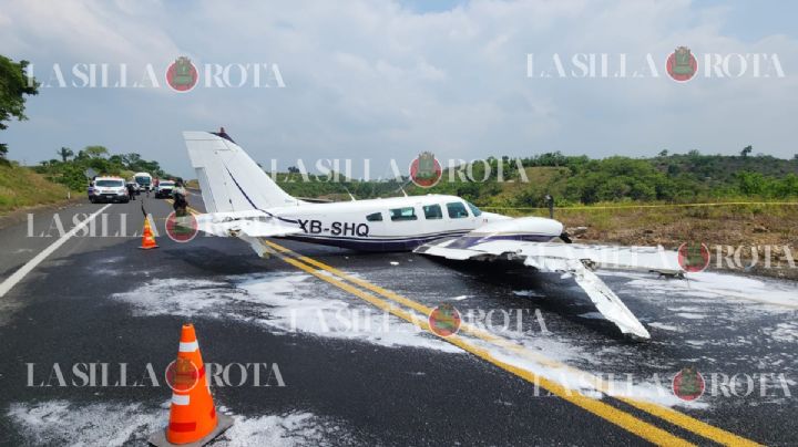 Se desploma avioneta en autopista Tihuatlán-Totomoxtle. Esto se sabe