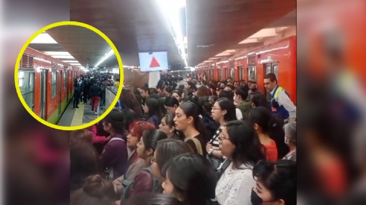 METRO CDMX: Línea 9 saturada provoca caos e importantes retrasos