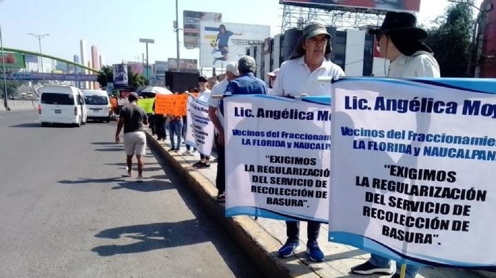 Vecinos de Naucalpan pagan reparación de camión de basura, pero siguen sin servicio