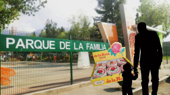 Captan tierna escena de padre e hijo haciendo tareas mientras venden mazapanes | FOTO