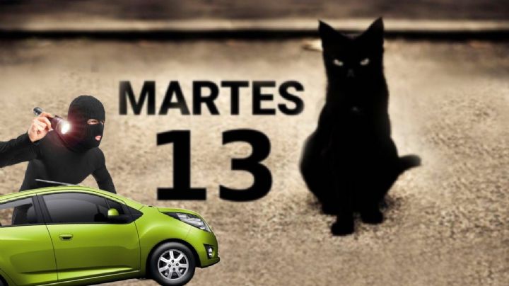 Martes 13: se queda sin gasolina, le roban la batería y luego el auto completo; todo el mismo día