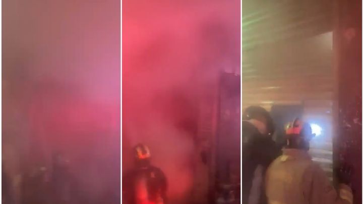 VIDEO: Incendio consume 2 locales comerciales en el centro de la CDMX