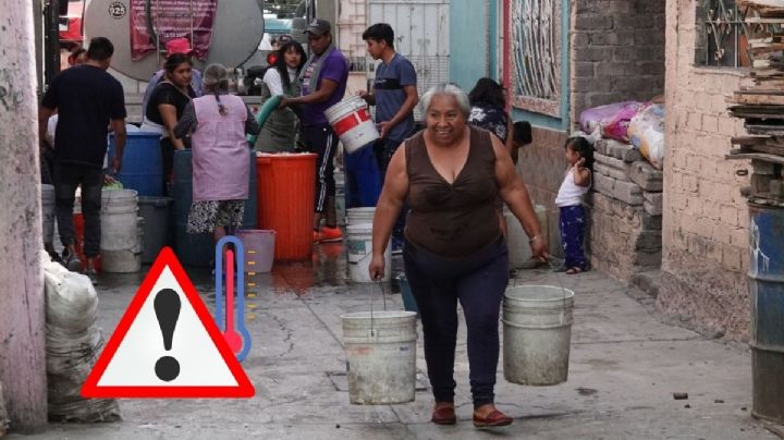 Entre calorones y sin agua: vecinos de Banderilla van por mega plantón