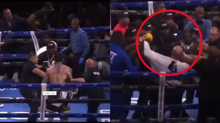 Encuentro de Myweather y nieto de exlíder de la mafia termina en pelea campal y amenazas | VIDEO