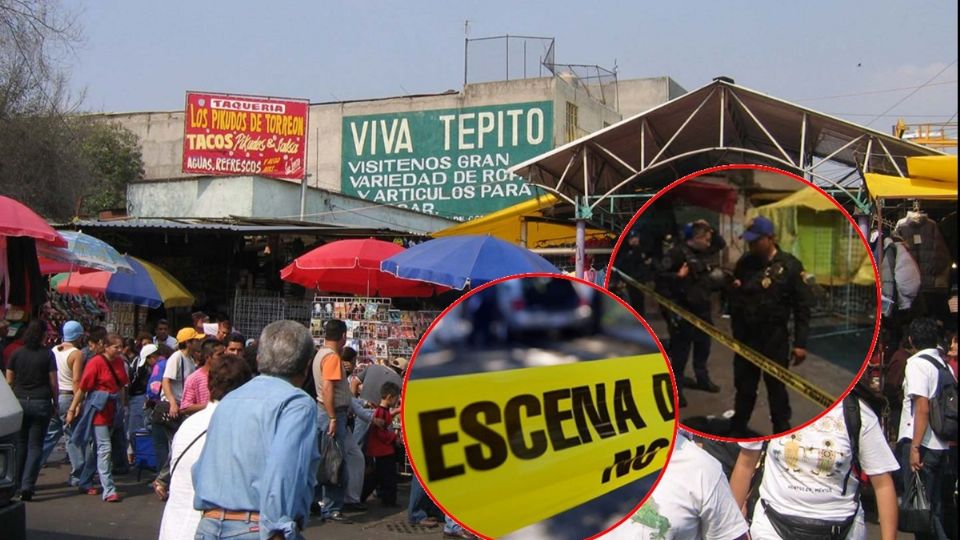 Hombre se dispara y fallece en mercado de Tepito