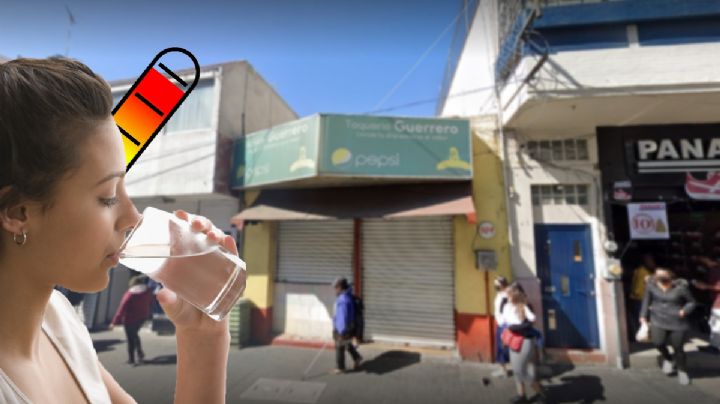 Taquería de Pachuca pone estación de hidratación para mitigar el calor | FOTOS