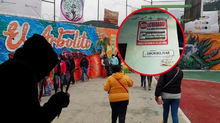 Aparecen en El Arbolito decenas de mensajes en contra de los delincuentes