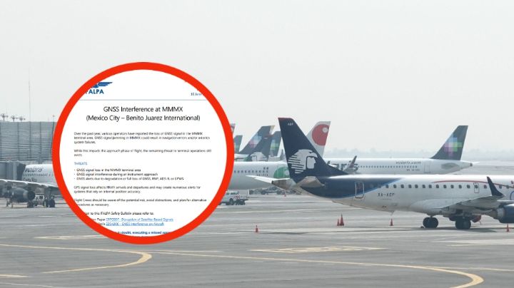 Alerta por interferencias satelitales del AICM: afectaría llegadas y salidas, advierten