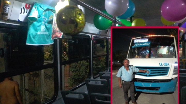 ¡Qué padre! Así festeja a sus pasajeros operador de la línea Centro-Coecillo