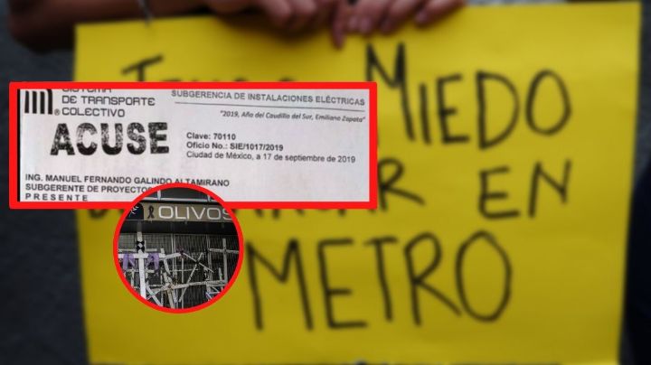 Exhiben documento sobre la Línea 12; Metro dice que no está relacionado con accidente