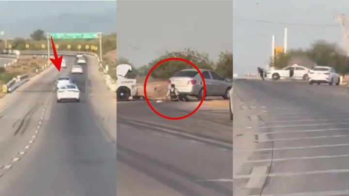 VIDEO| Arrollan a elemento de la Guardia Nacional durante persecución en Sonora
