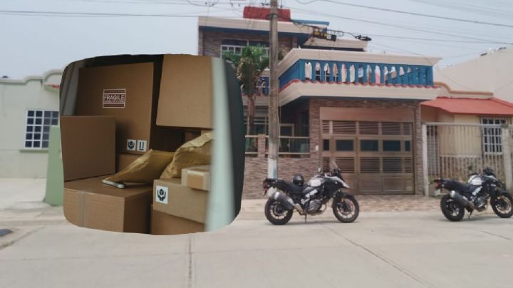 Hombres armados se roban camioneta de paquetería en Coatzacoalcos