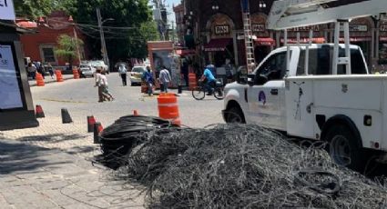Retiro de cable en desuso se extenderá en la alcaldía Coyoacán