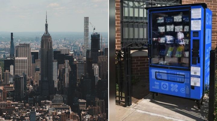 Abren  máquina expendedora de kits para sobredosis de fentanilo en Nueva York