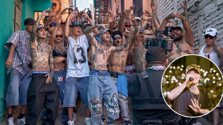 La banda de Santa Fe Klan en el barrio de Guanajuato