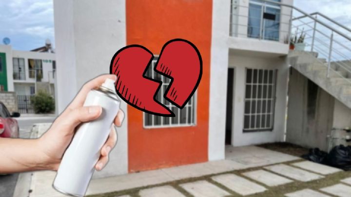 En su cumpleaños, grafietan casa de Miguel y lo acusan de mentiroso en la Reforma| FOTO