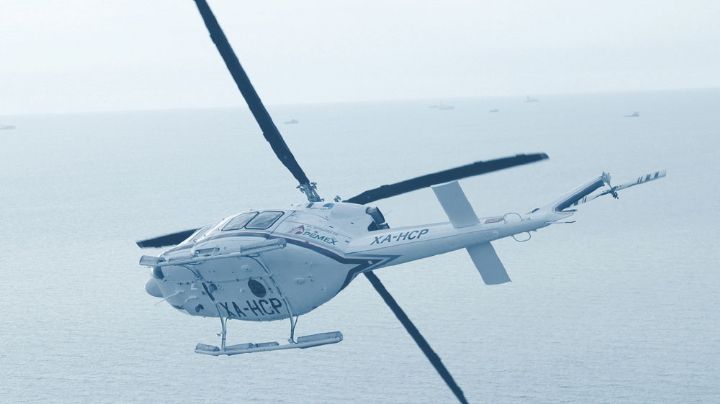 Se desploma helicóptero en Sonda de Campeche; reportan 2 muertos