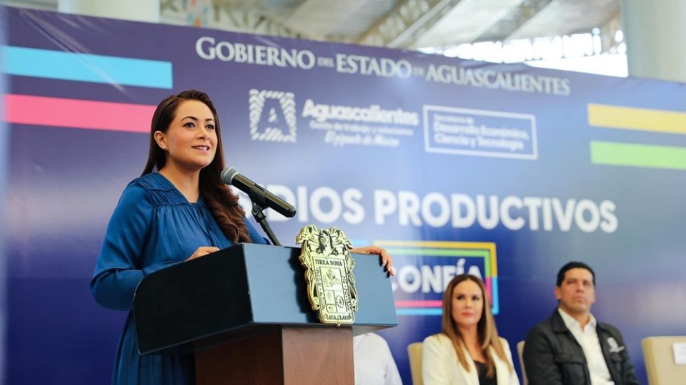 La gobernadora otorgó 432 apoyos del programa Confía para el impulso y fortalecimiento de igual número de negocios de diferentes rubros; “seguiremos apoyándolos para que sus negocios crezcan y Aguascalientes sea potencia”, dijo