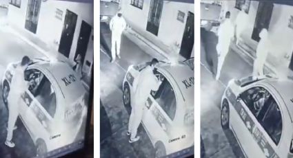 VIDEO: A mano armada, asaltan a taxista de Xalapa y golpean a copiloto