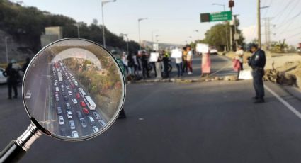 Bloquean la autopista México-Pachuca; se registra violencia por desalojo