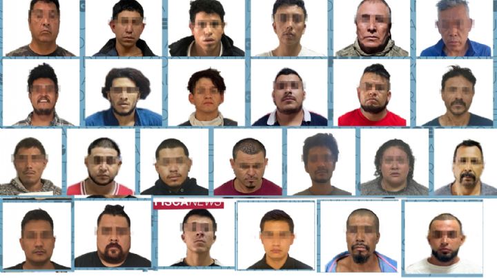 Cayeron todos estos por secuestro y extorsión