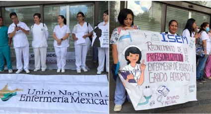 Piden enfermeros a IMSS mejores condiciones laborales