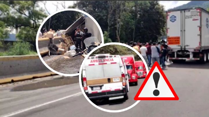 Vuelca tráiler en Nogales y roban carga de jabones; buscan a rapiñeros