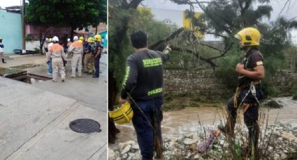 VIDEO | Alcantarilla “succiona” a biólogo en Chiapas; hallan a otro ahogado por las lluvias