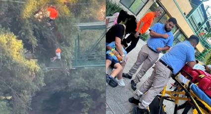 VIDEO: Niño cae de tirolesa en Parque Fundidora de Monterrey