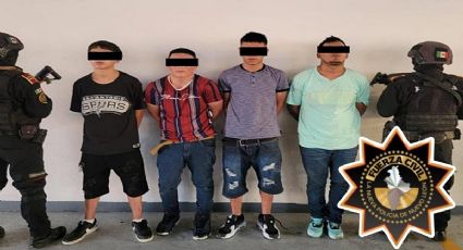 Grupo de jóvenes es detenido con droga y armas; ¡tienen menos de 25 años!