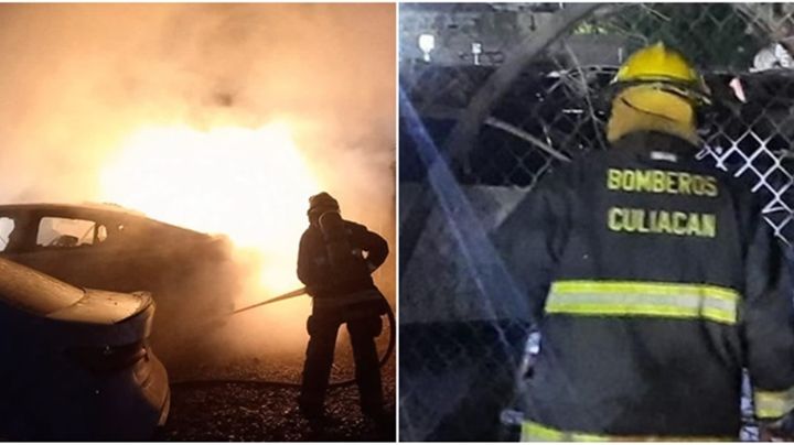 Un pirómano suelto, hombre con pasamontañas prende fuego autos de lujo en Culiacán