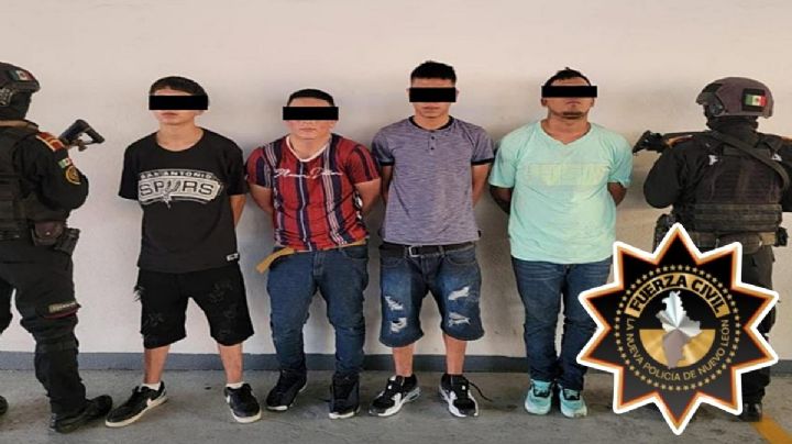 Grupo de jóvenes es detenido con droga y armas; ¡tienen menos de 25 años!