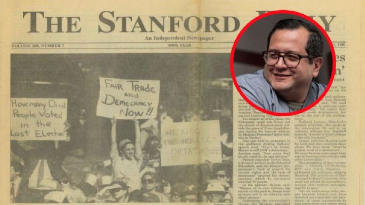 Presume Sheinbaum protesta en 1991 contra Salinas; le contesta hijo de AMLO