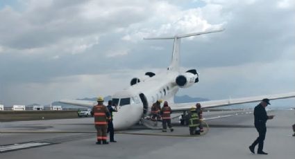 AIFA: Aeronave de la FGR procedente de Monterrey aterriza de emergencia