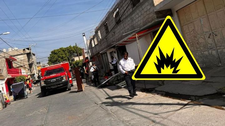 Explota vivienda en Chimalhuacán; hay daños y una persona fallecida