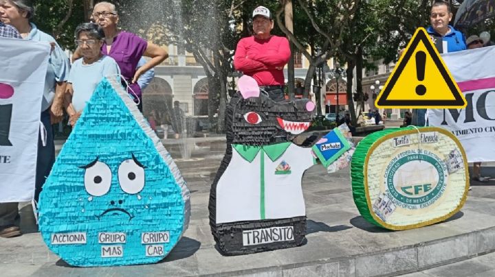 Arden Tránsito, CFE y Grupo MAS en quema del mal humor en Veracruz