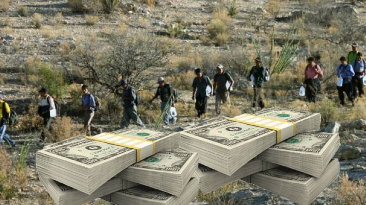 El cobro de "los coyotes" a migrantes ascendió a casi 8 mil dólares en 2022