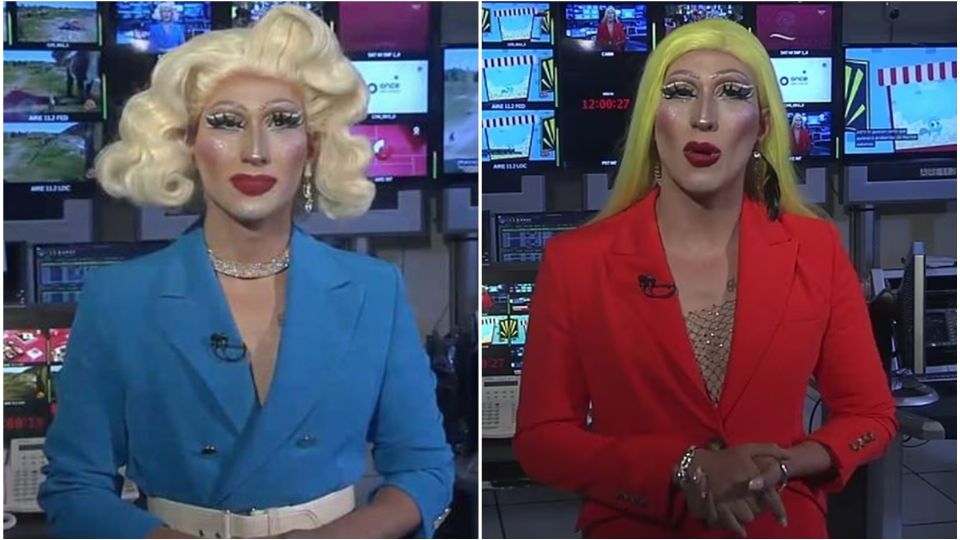 El periodista recordó que la idea de poder aparecer como Drag Queen en cámara fue suya, un proyecto que había soñado.