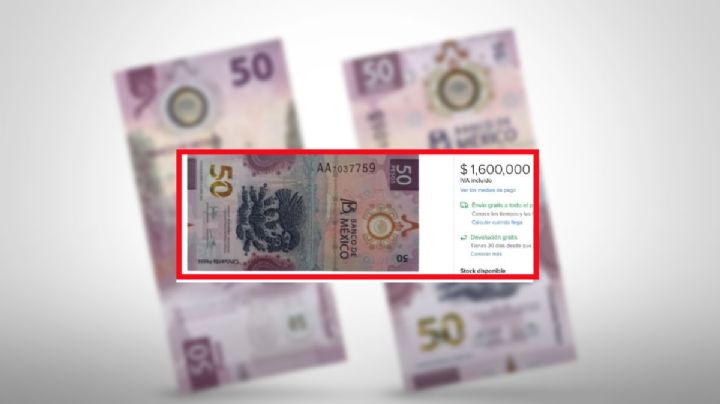 ¿El cajero te entregó este billete? Ni lo guardes, ponlo a la venta hasta en 1,600,000 pesos