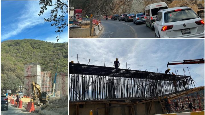Así avanza la construcción de la autopista Real del Monte-Huasca | GALERÍA